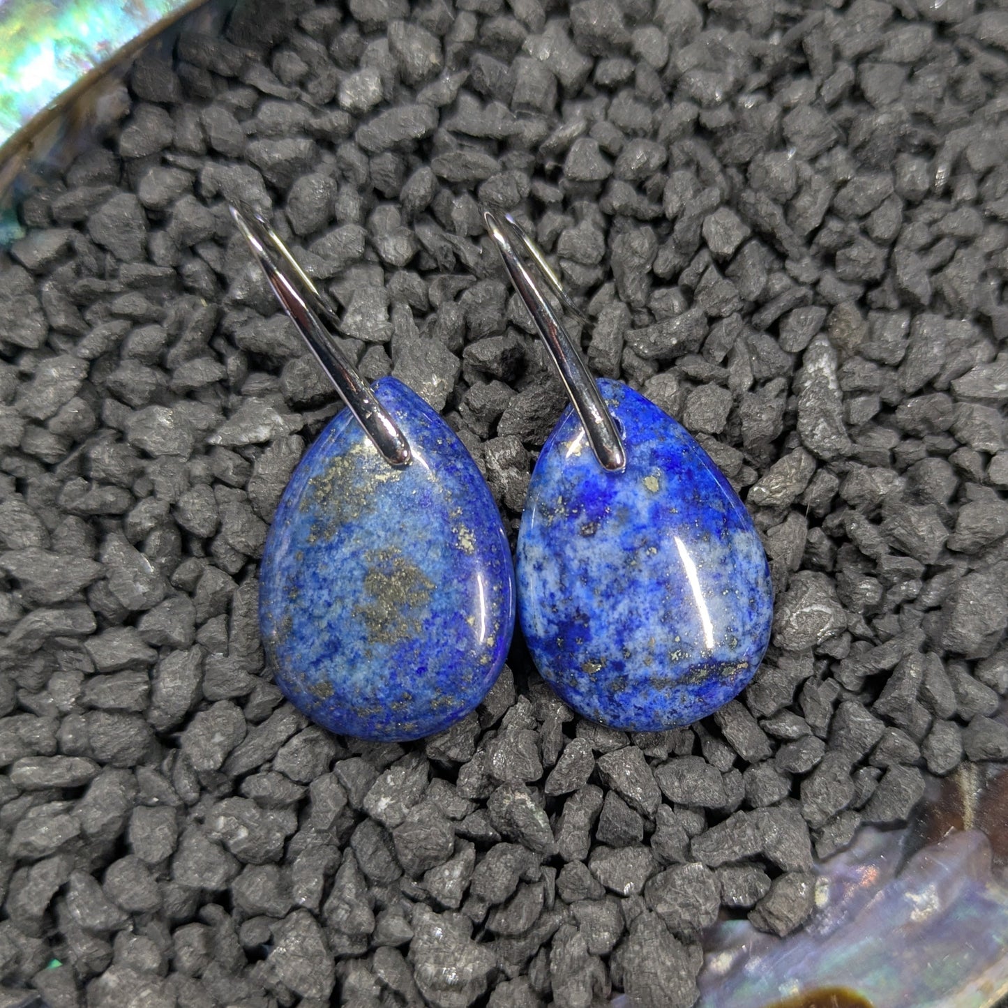 Lapis Lazuli Teardrop Earrings