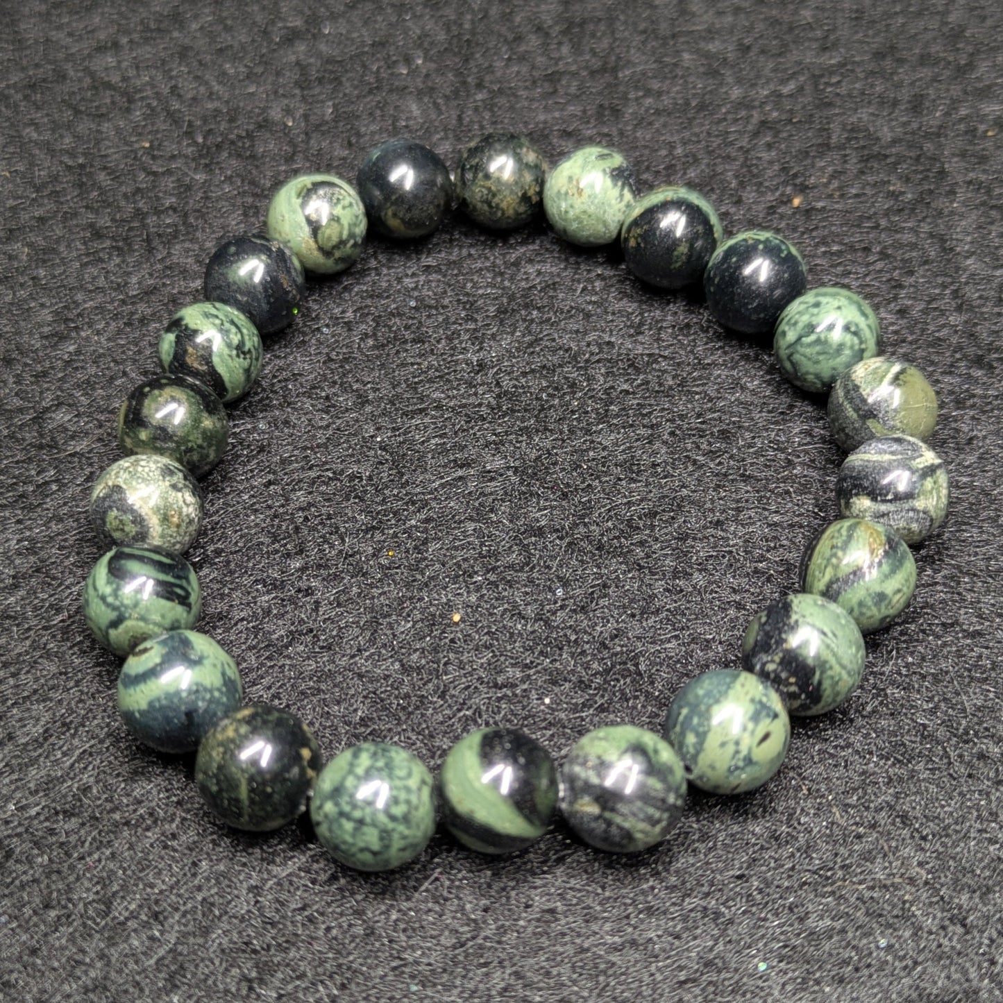 8mm Beaded Kambaba Jasper Bracelet