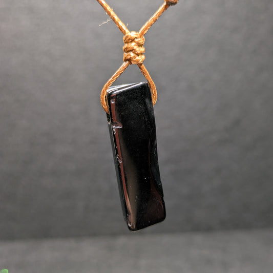 Obsidian Adjustable Crystal Necklace