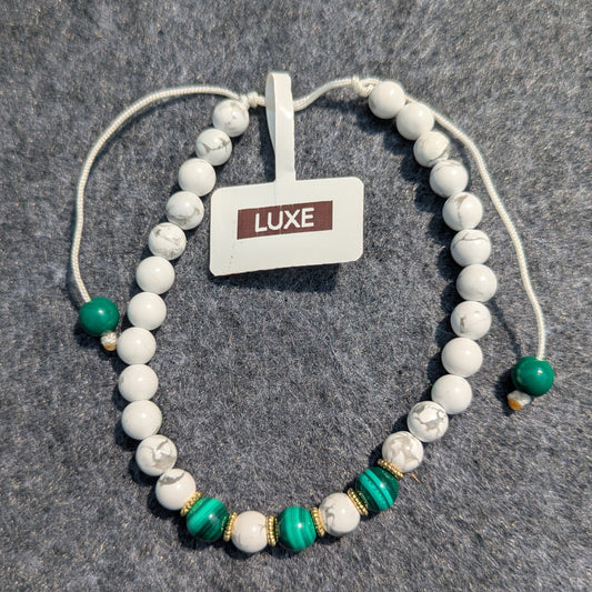 "Luxe" - 6mm Beaded Bracelet (String)